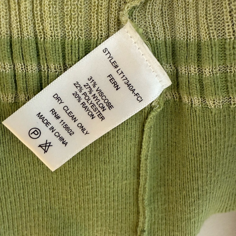 Lush Ribbed Striped Collared Button Up Cardigan I… - image 8